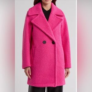 NVLT Vibrant Pink Teddy Jacket